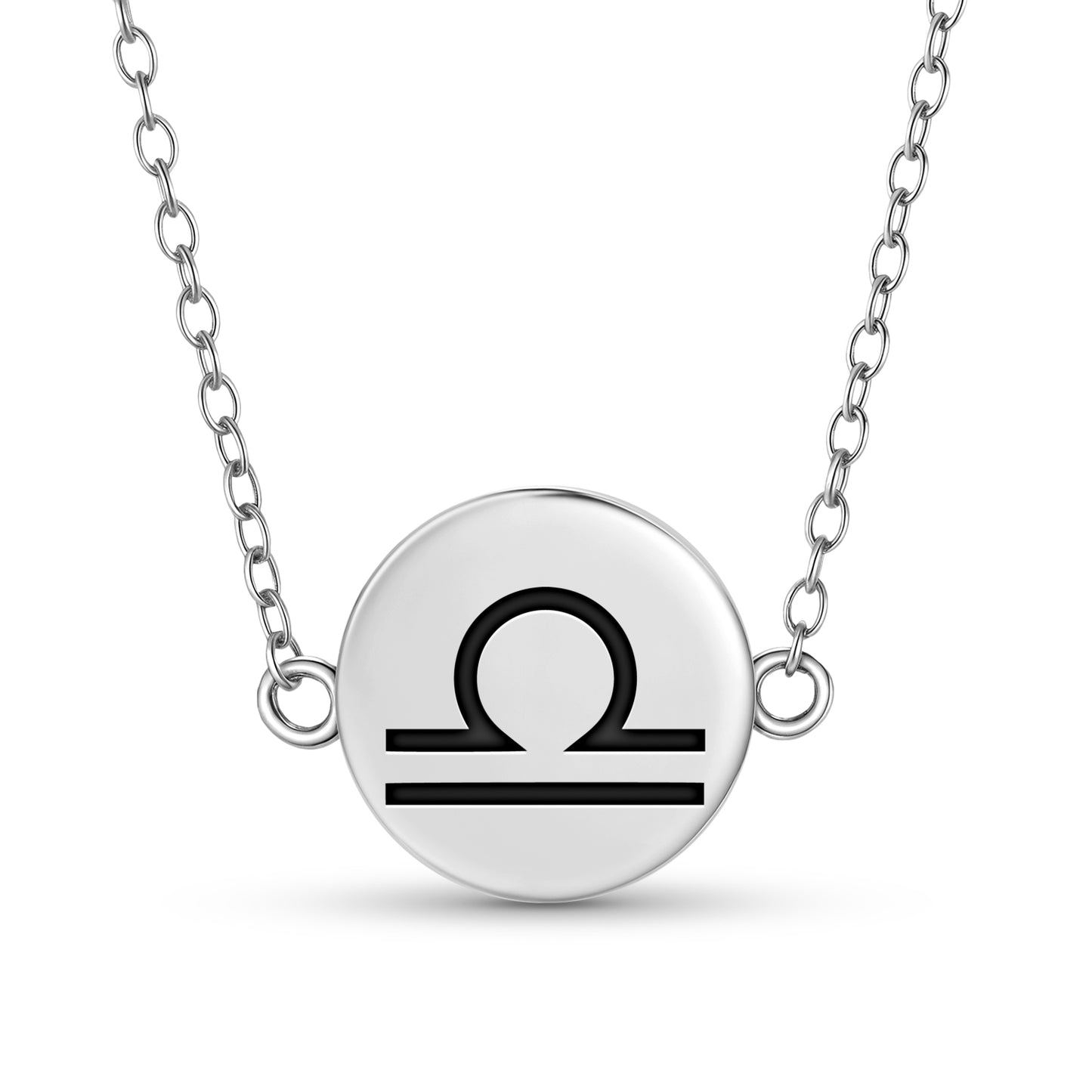 Libra Astrology Symbols Necklace