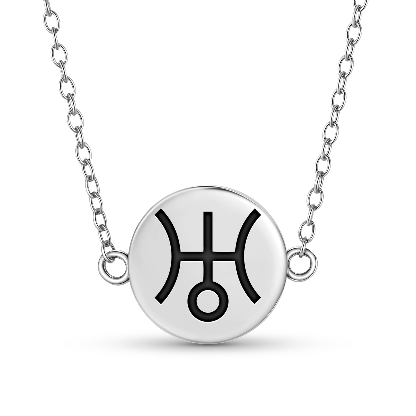 Uranus Astrology Symbols Necklace