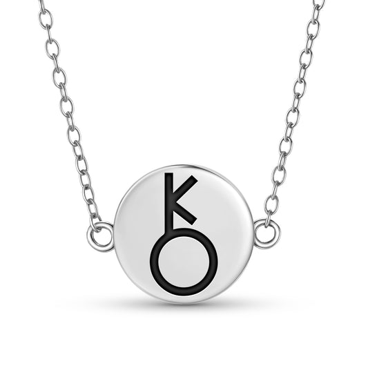 Chiron Astrology Symbols Necklace