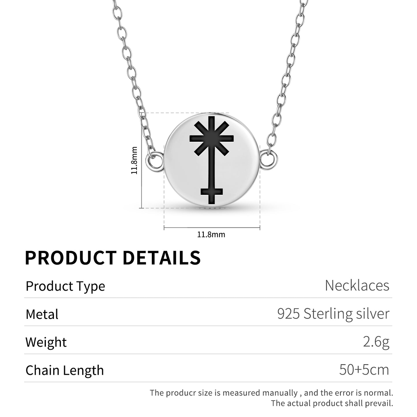 Juno Astrology Symbols Necklace