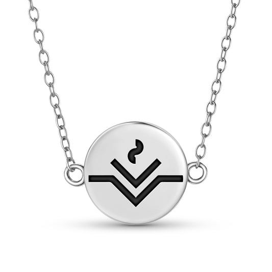 Vesta Astrology Symbols Necklace