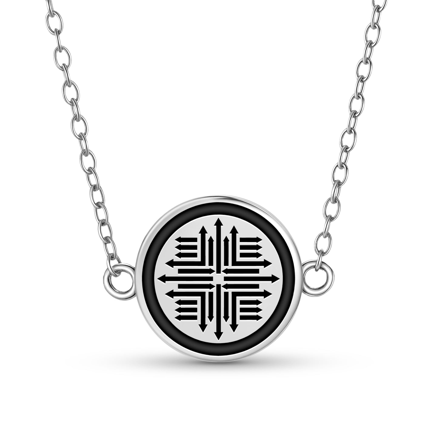 The Fool Tarot Symbols Necklace