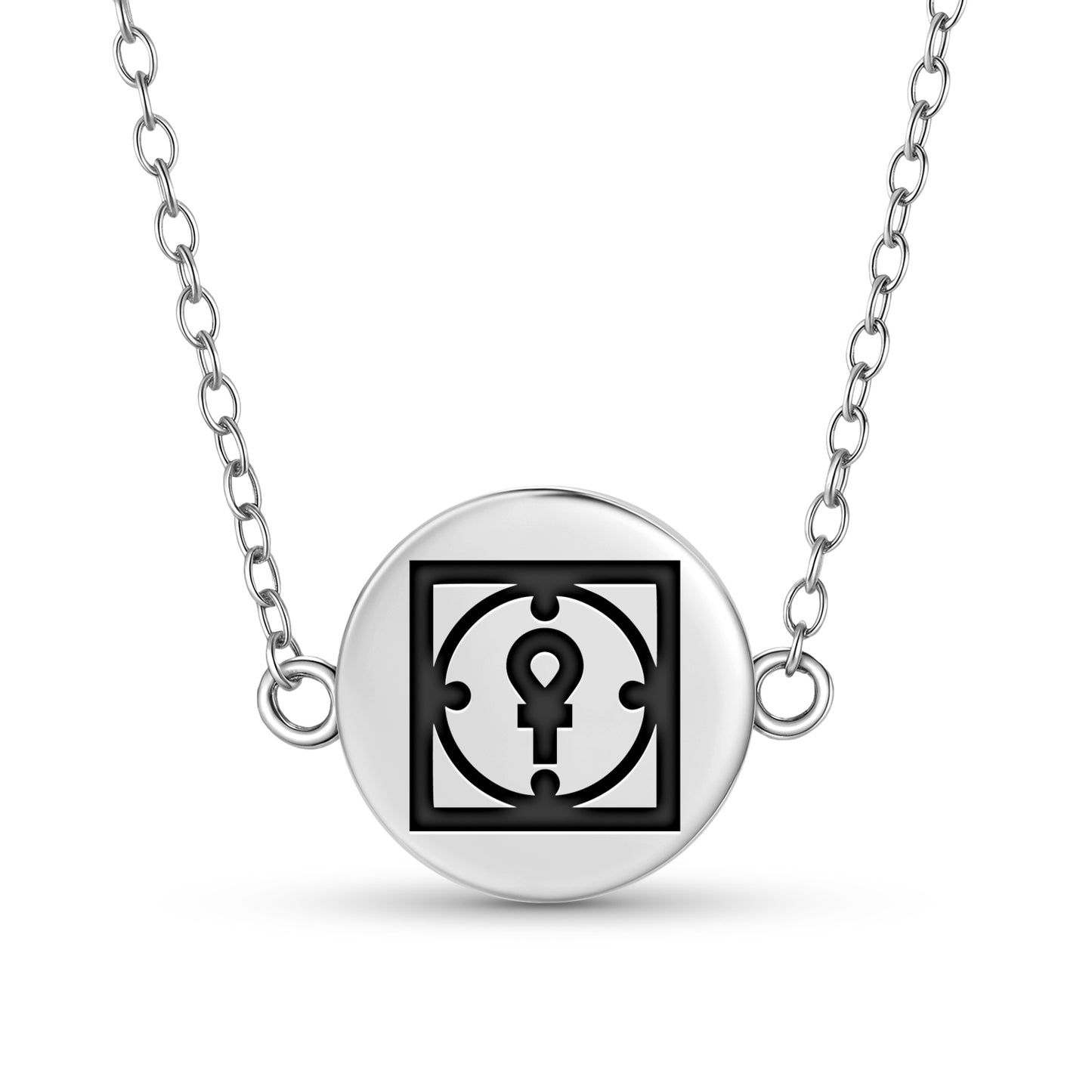 The Emperor Tarot Symbols Necklace
