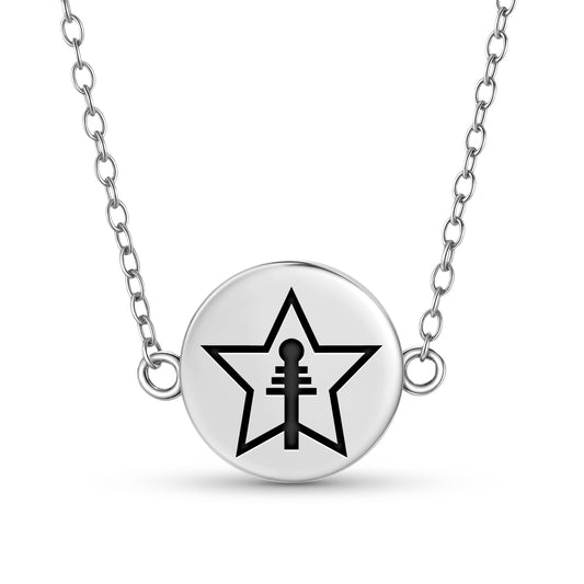 The Hierophant Tarot Symbols Necklace