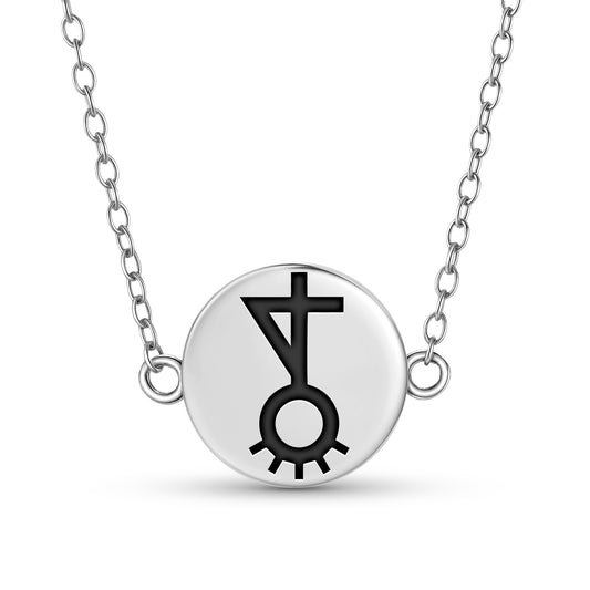 The Hanged Man Tarot Symbols Necklace