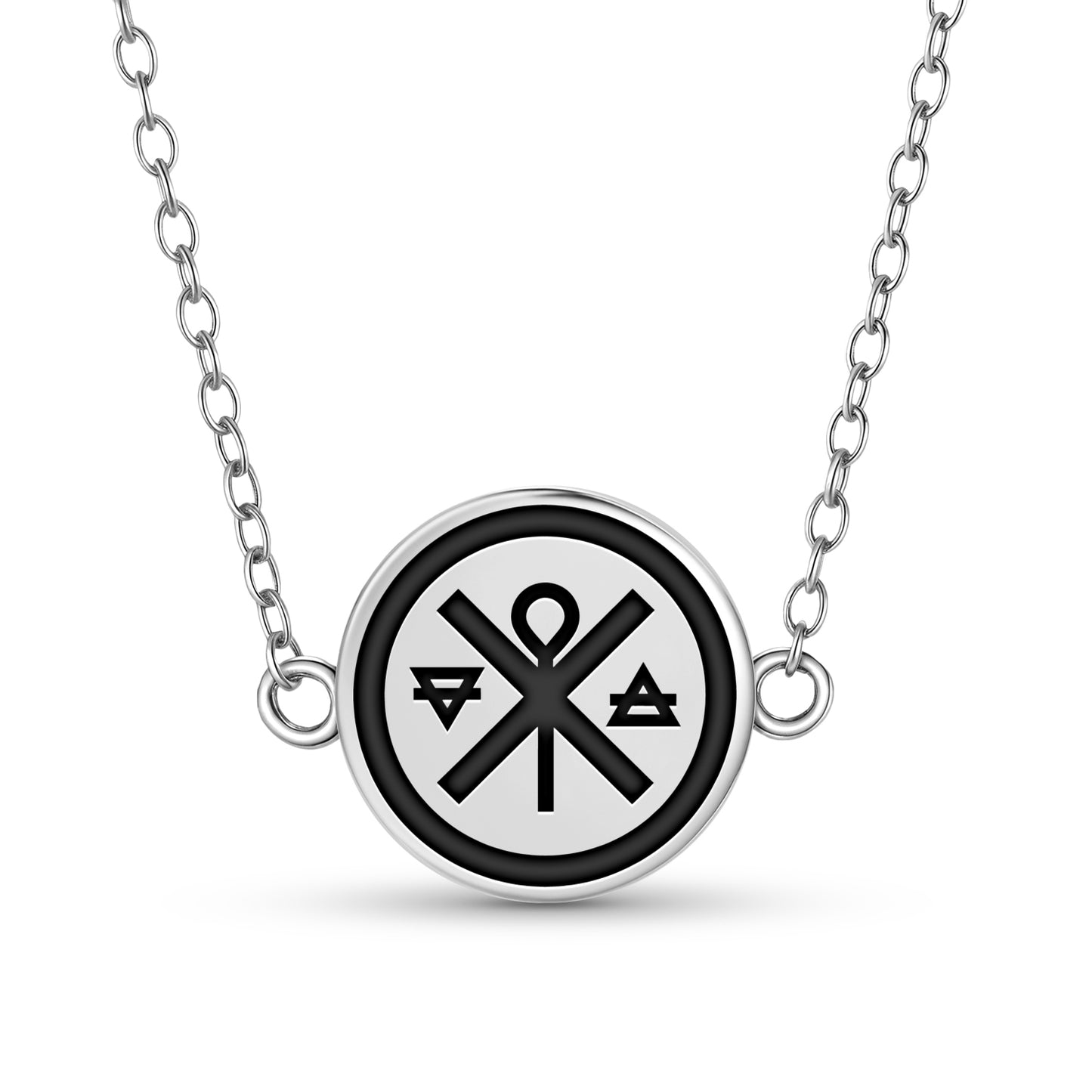 Death Tarot Symbols Necklace