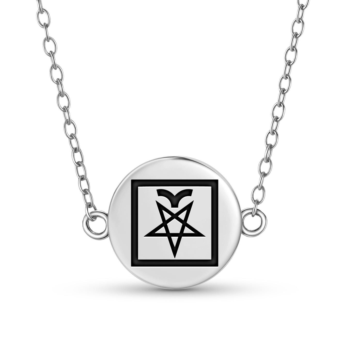 The Devil Tarot Symbols Necklace