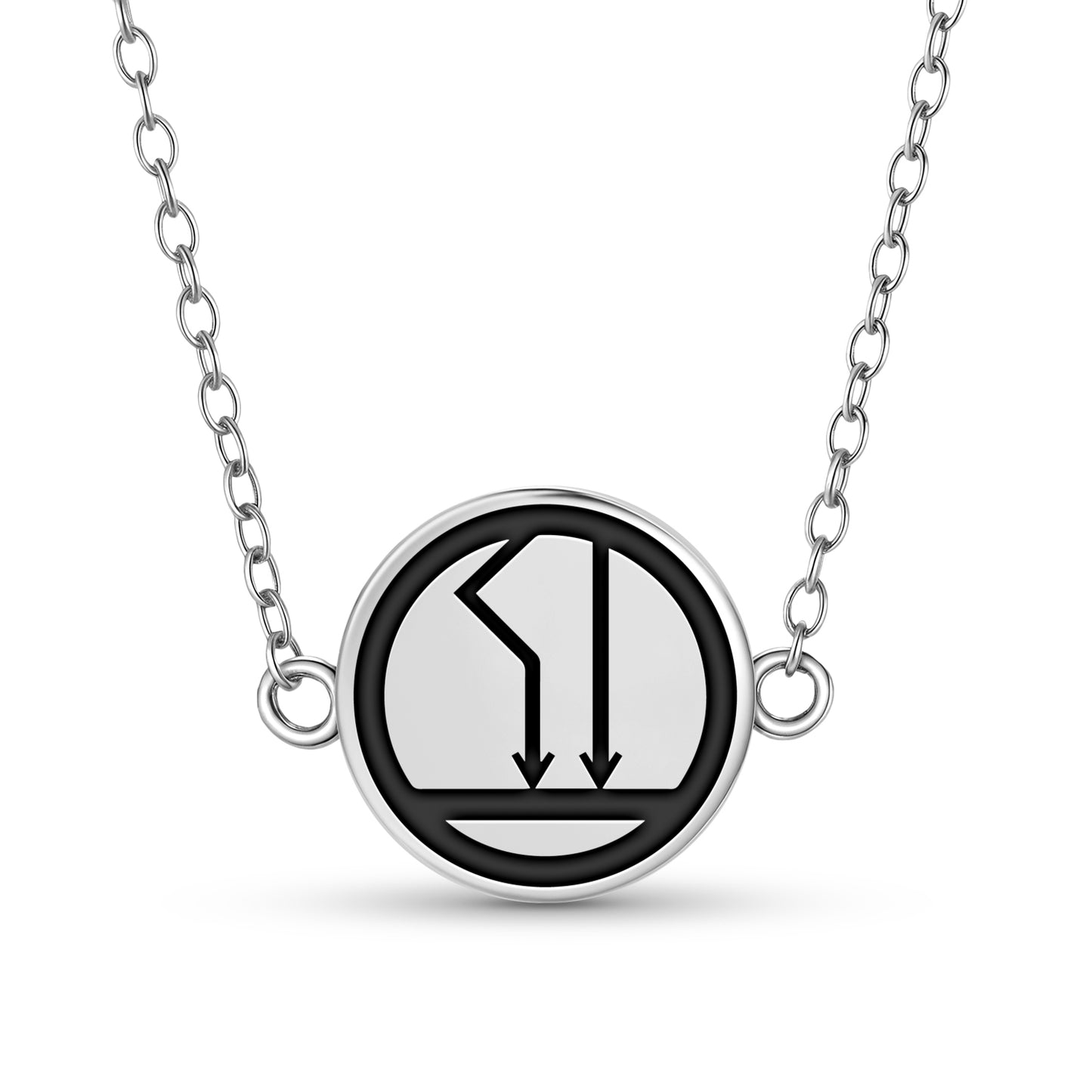The Tower Tarot Symbols Necklace