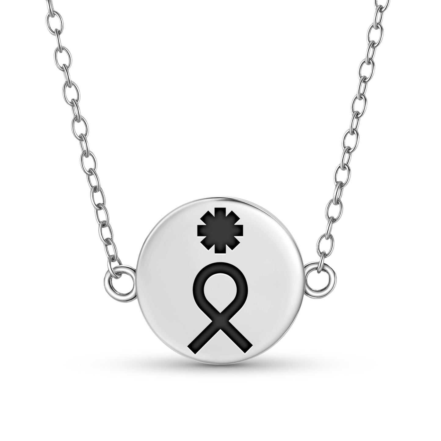 Parthenope Greek Mythology Symbols Necklace