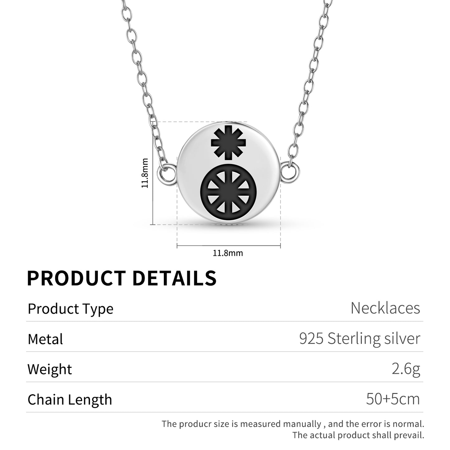 Tyche – Fortuna Greek Mythology Symbols Necklace