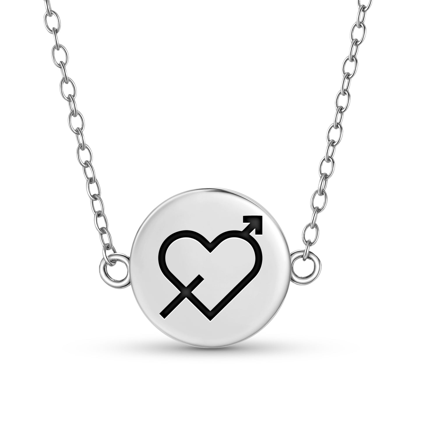 Eros – Cupid Greek Mythology Symbols Necklace