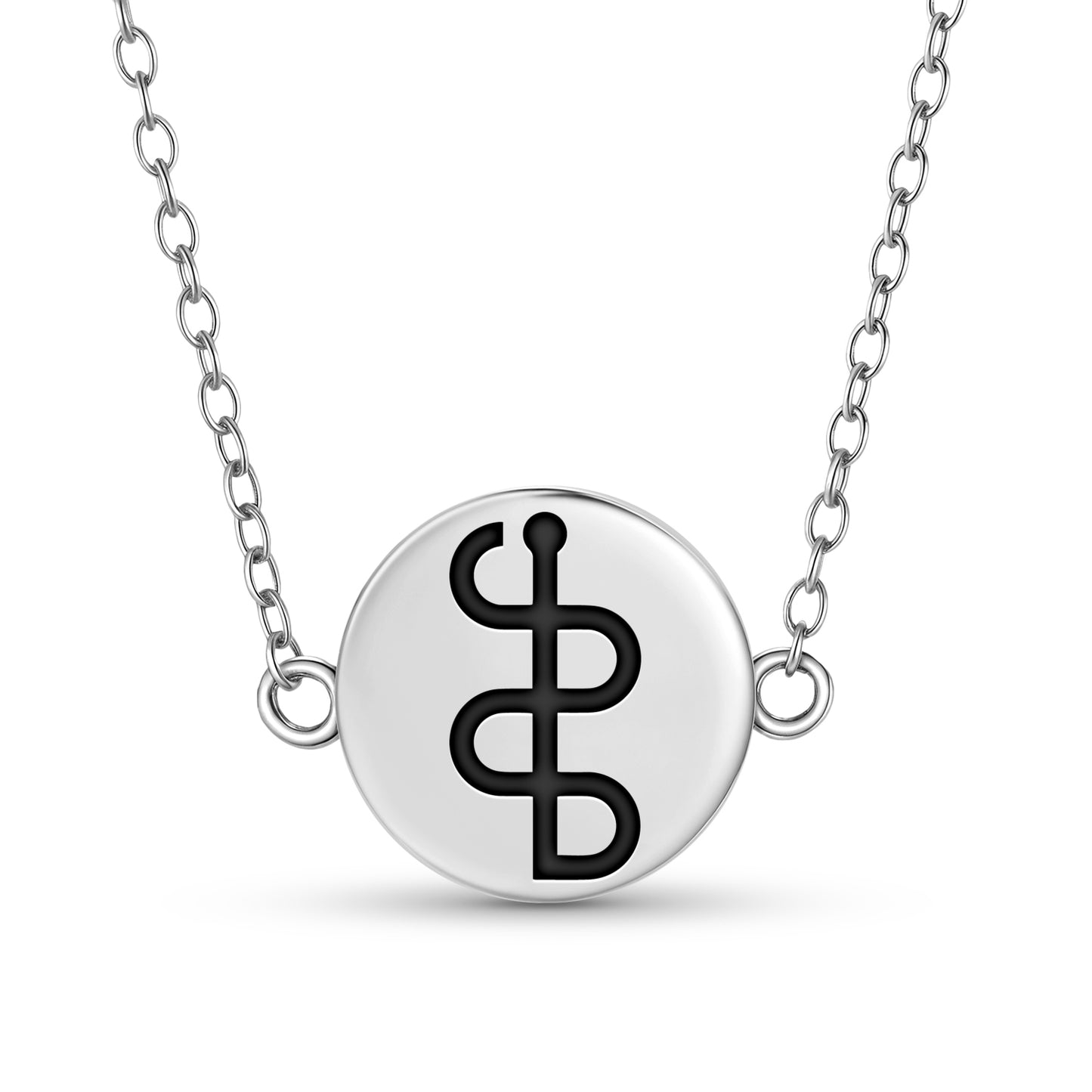 Asclepius – Aesculapius Greek Mythology Symbols Necklace