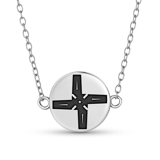 Brigid's Cross Celtic Symbols Necklace