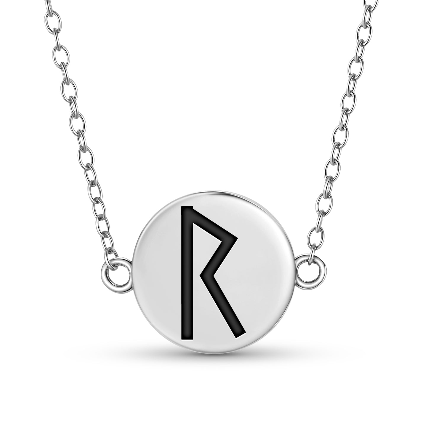 Raidho Norse Runes Symbols Necklace