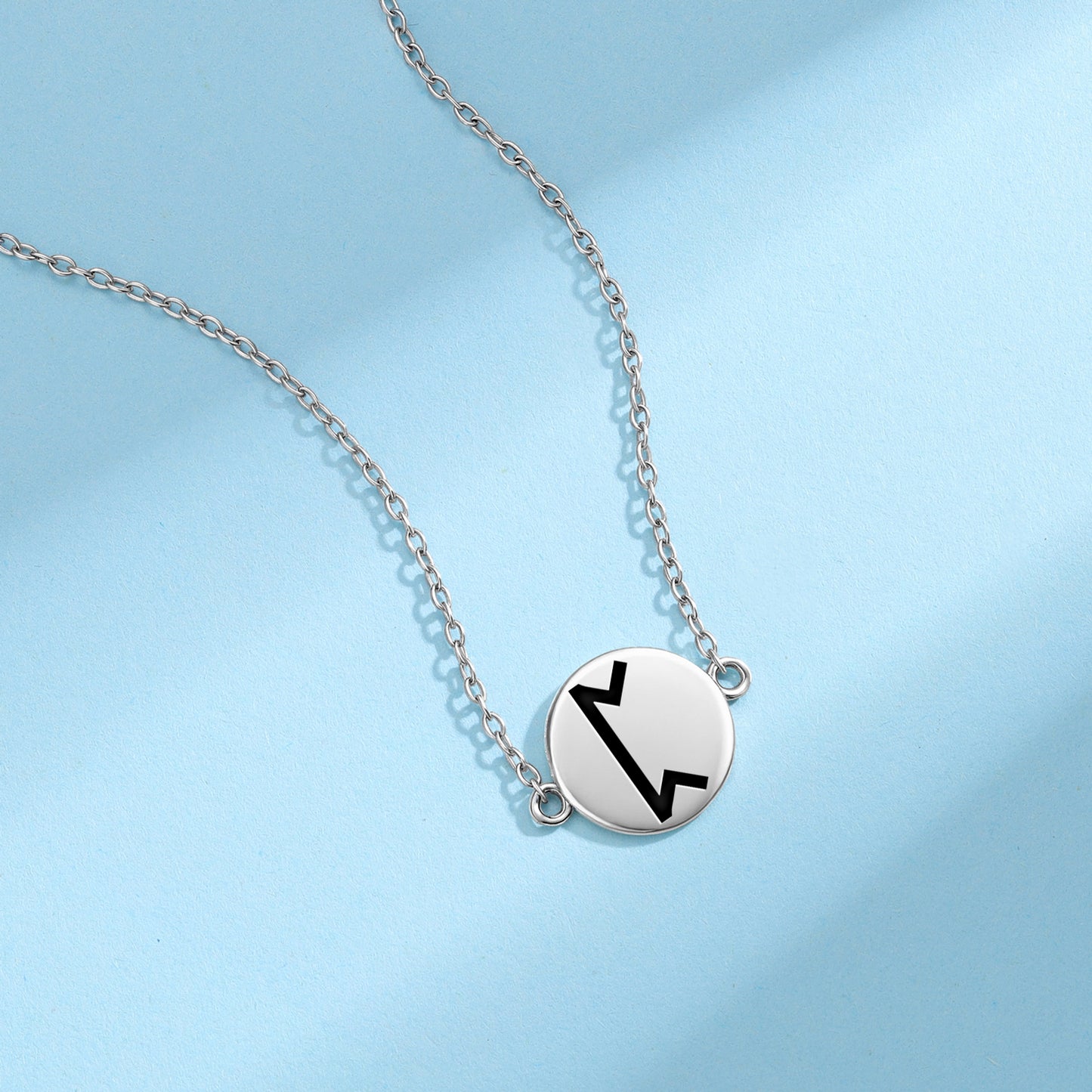Pertho Norse Runes Symbols Necklace