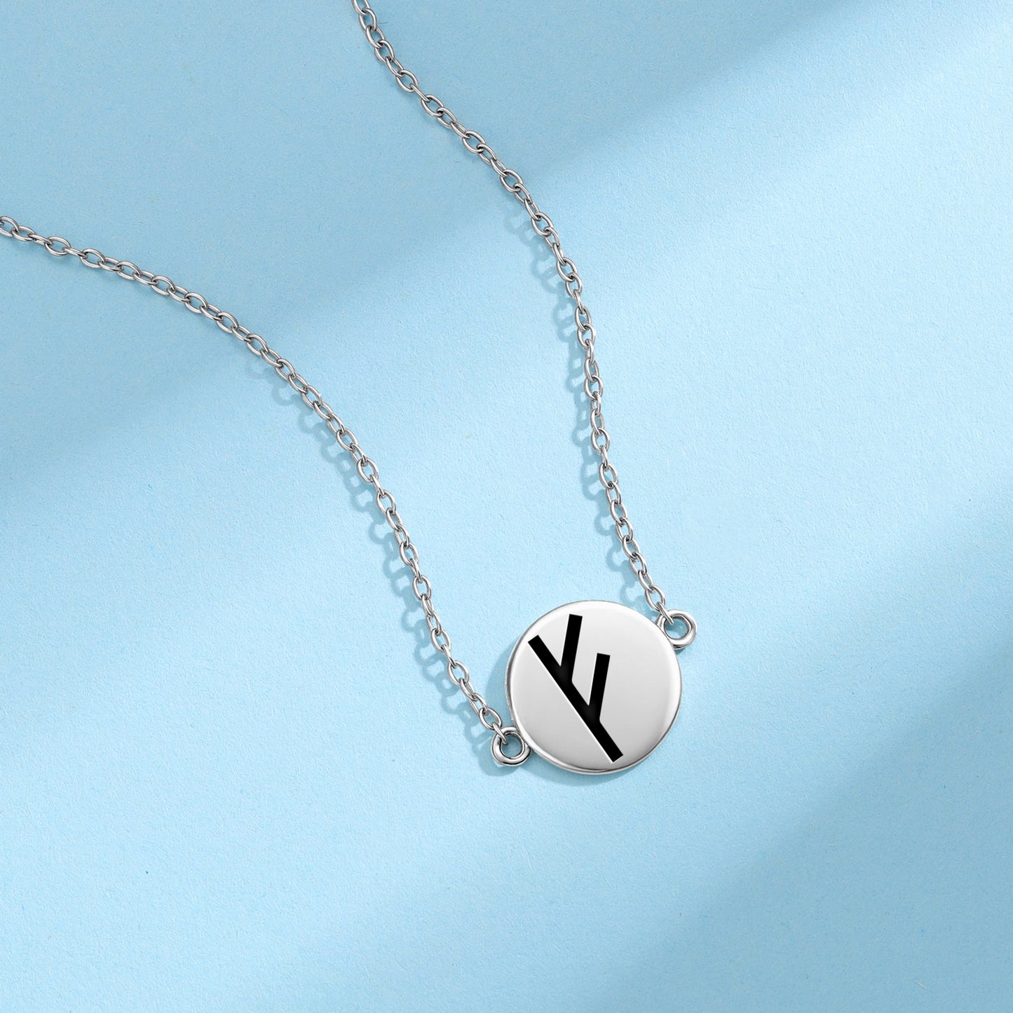 Fehu Norse Runes Symbols Necklace