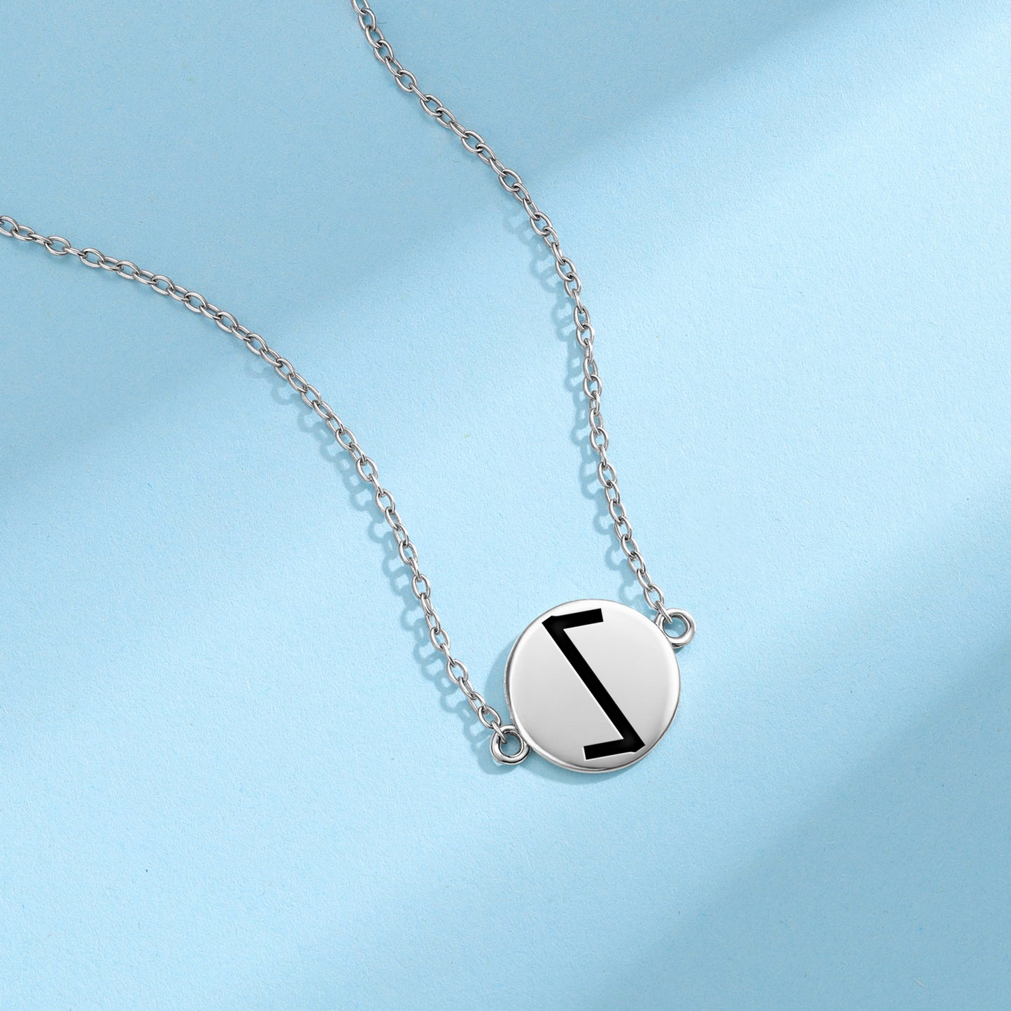 Eiwaz Norse Runes Symbols Necklace