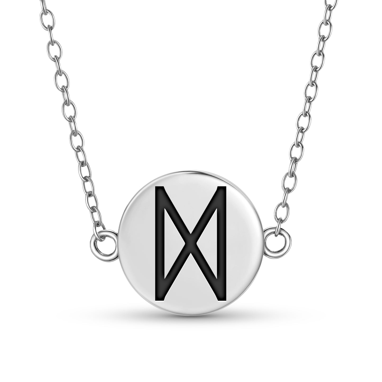 Dagaz Norse Runes Symbols Necklace