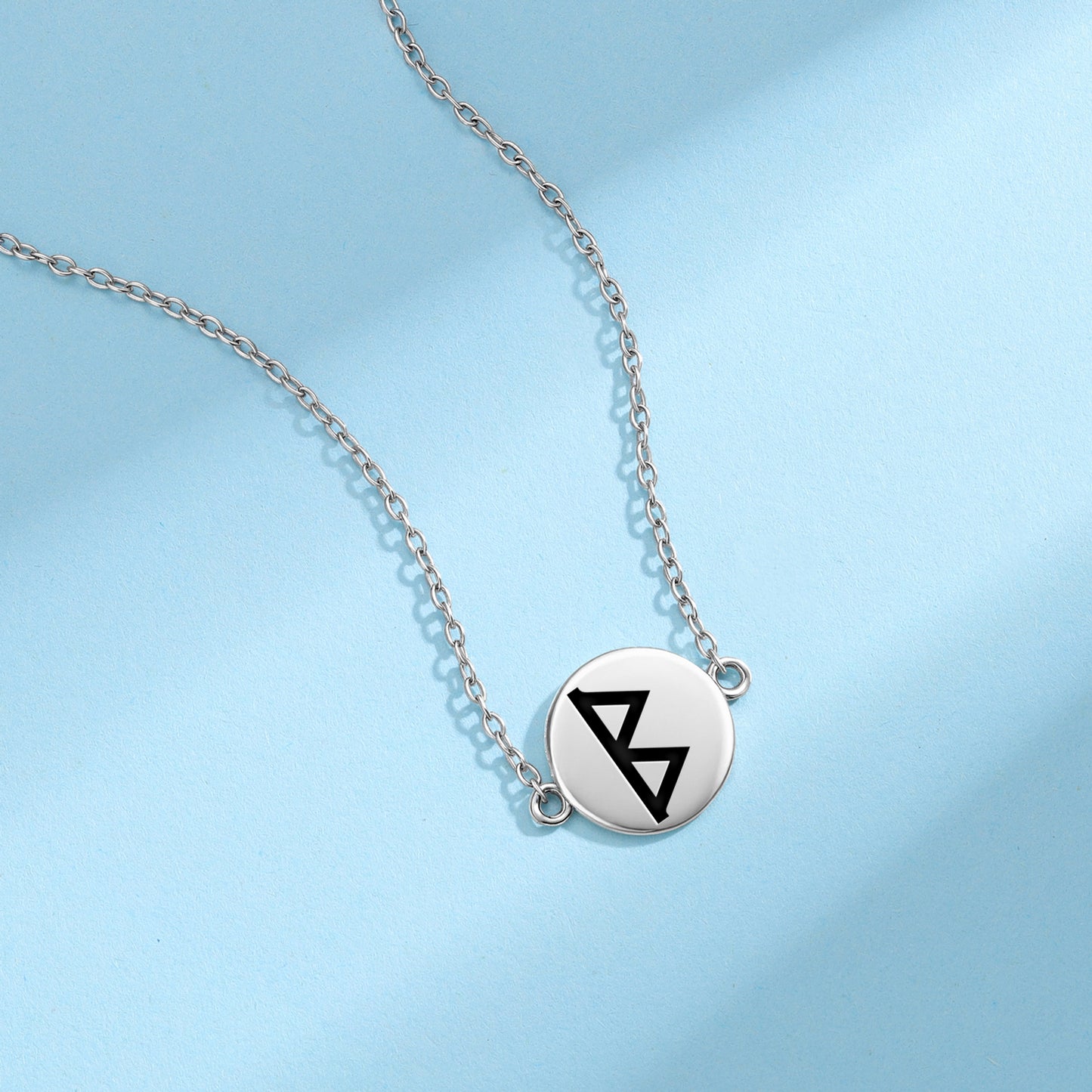Berkanan Norse Runes Symbols Necklace