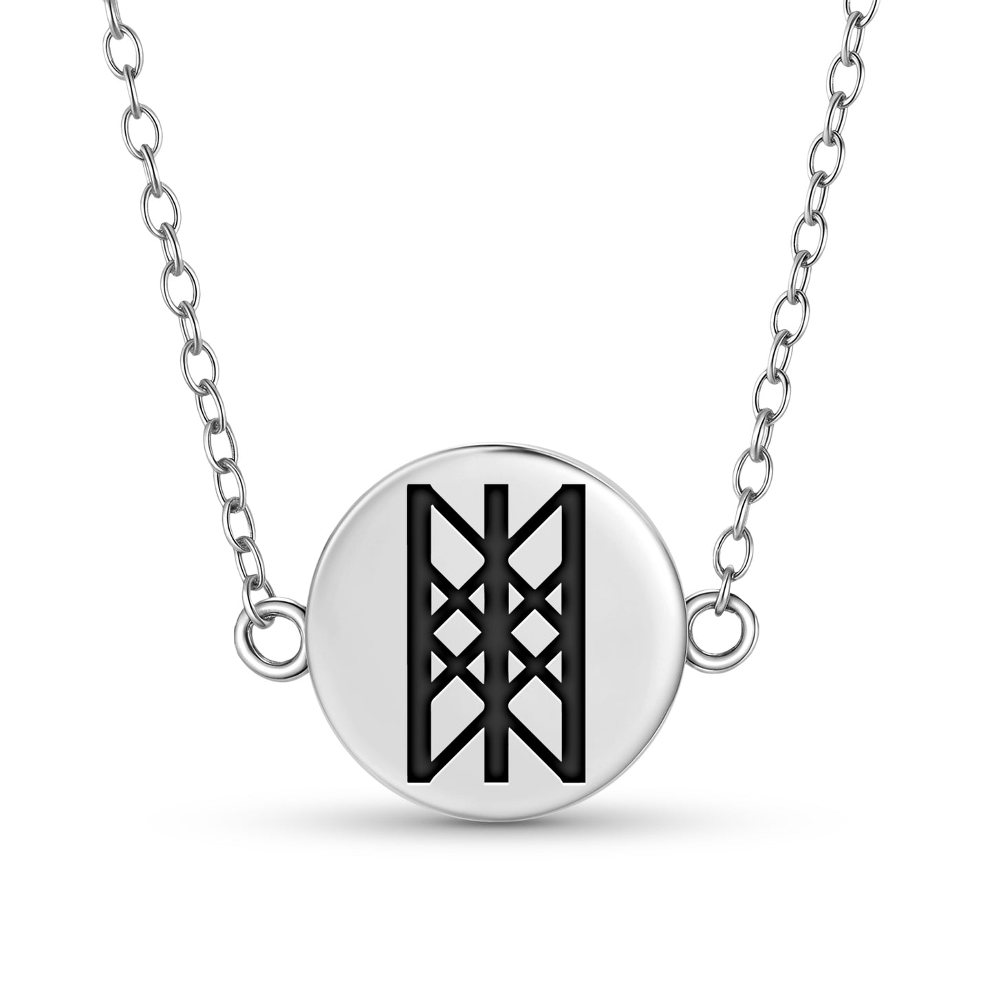 Web of wyrd Norse Symbols Necklace