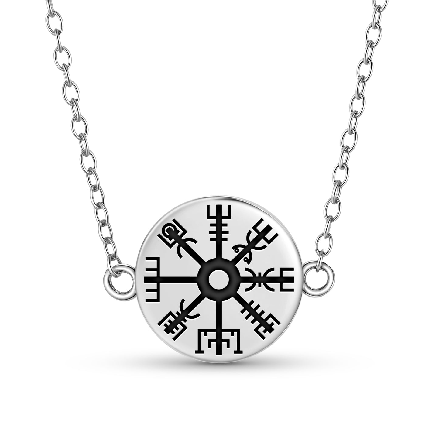 Vegvisir Norse Symbols Necklace