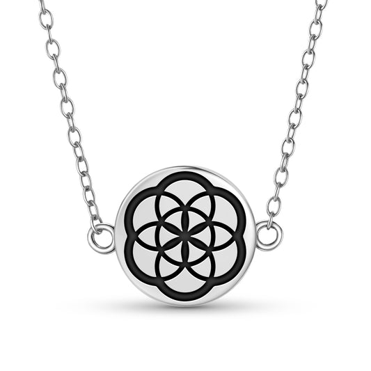 Seed of Life Sacred Geometry Symbols Necklace