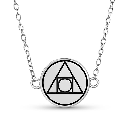 Philosopher's Stone Symbol  Necklace
