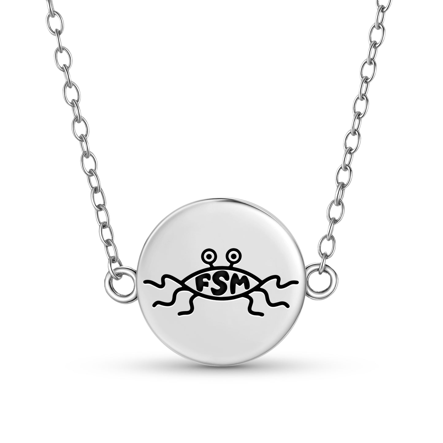 Flying Spaghetti Monsterism Pastafarianism  Necklace