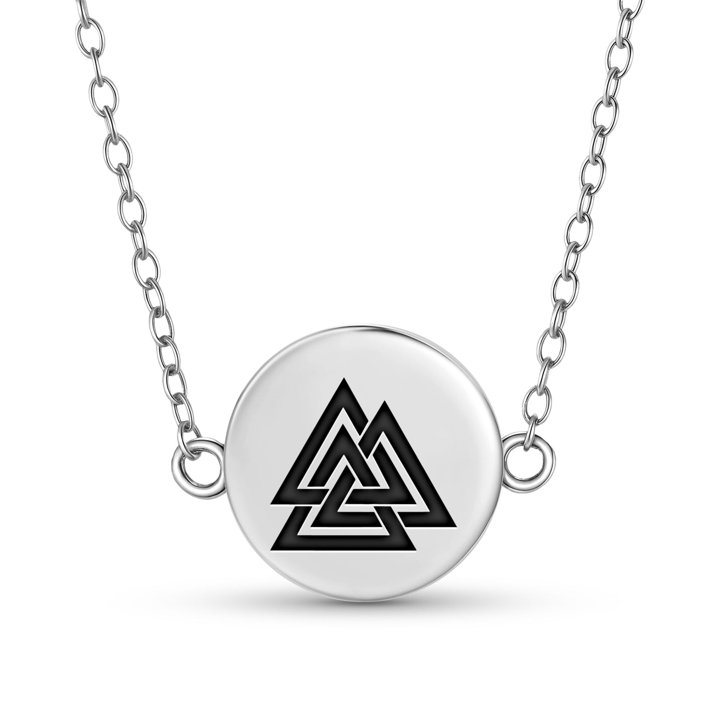 Valknut Symbol  Necklace