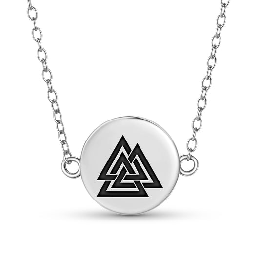 Valknut Symbol  Necklace
