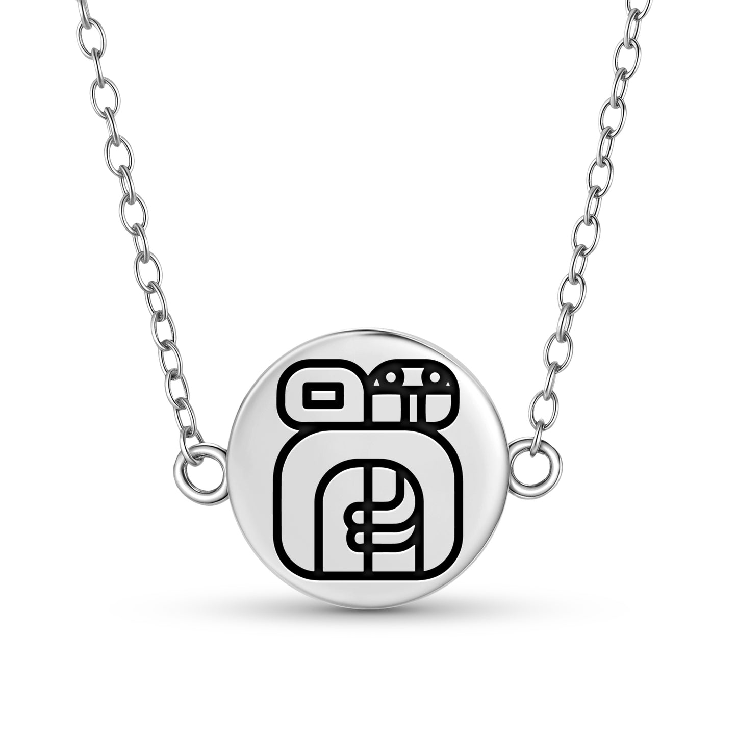 Mayan King Mayan Symbols Necklace