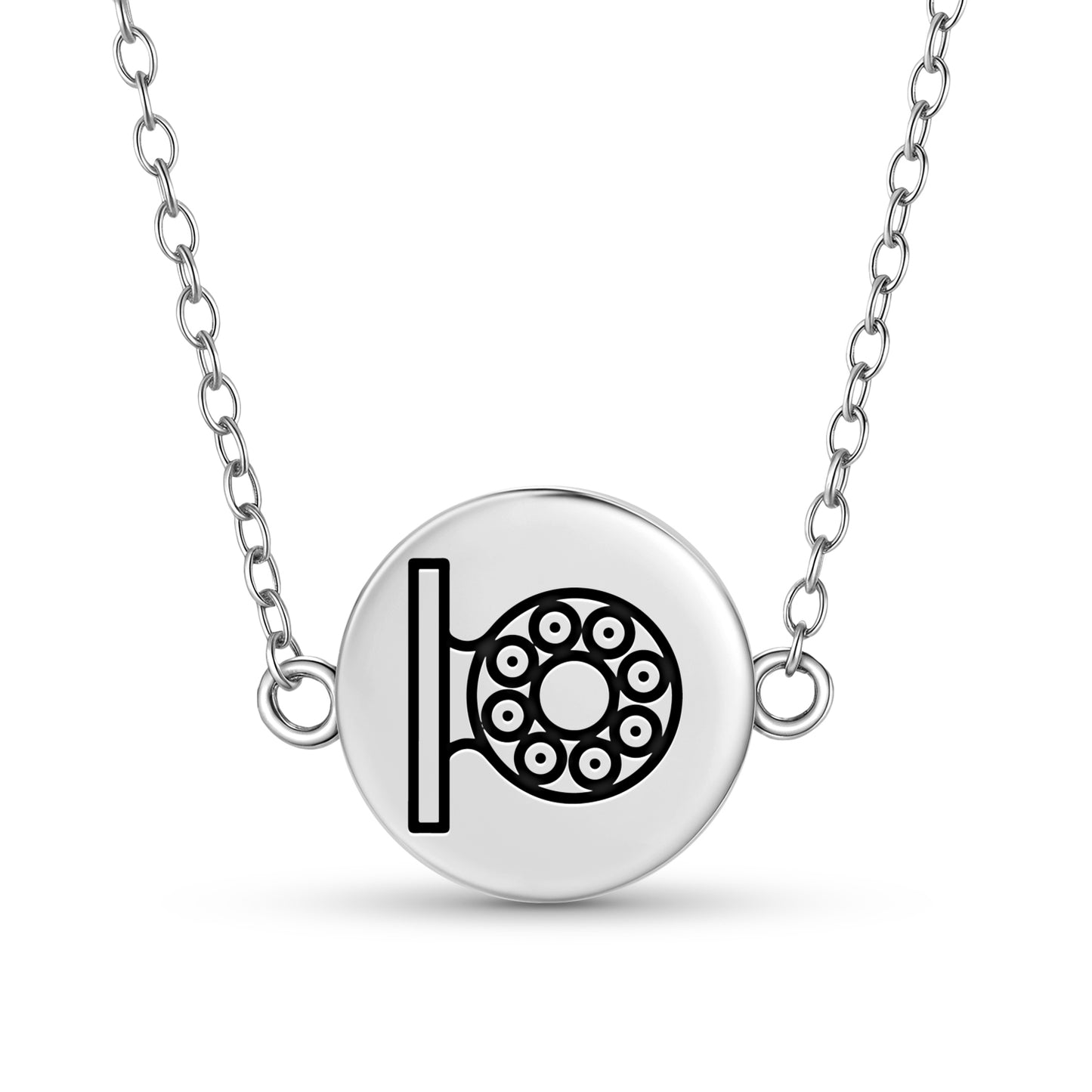 Pok ta pok Ballgame Mayan Symbols Necklace