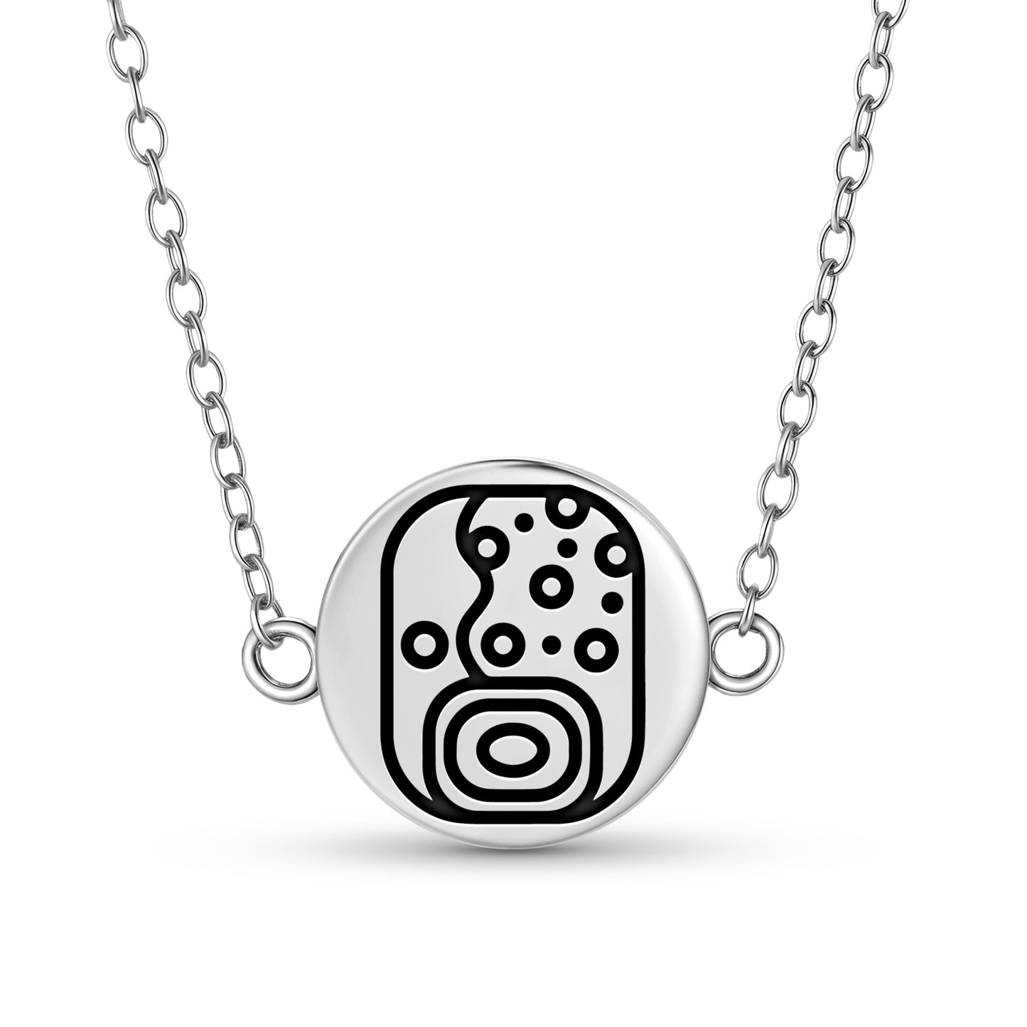 Wayob Mayan Symbols Necklace