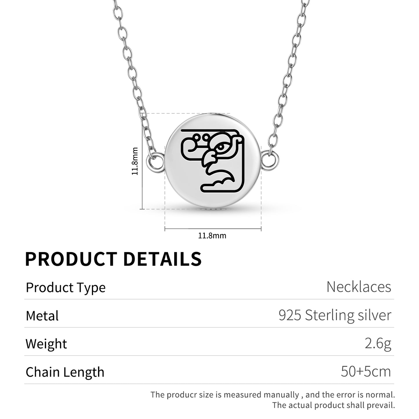 Hunab Ku Mayan Symbols Necklace