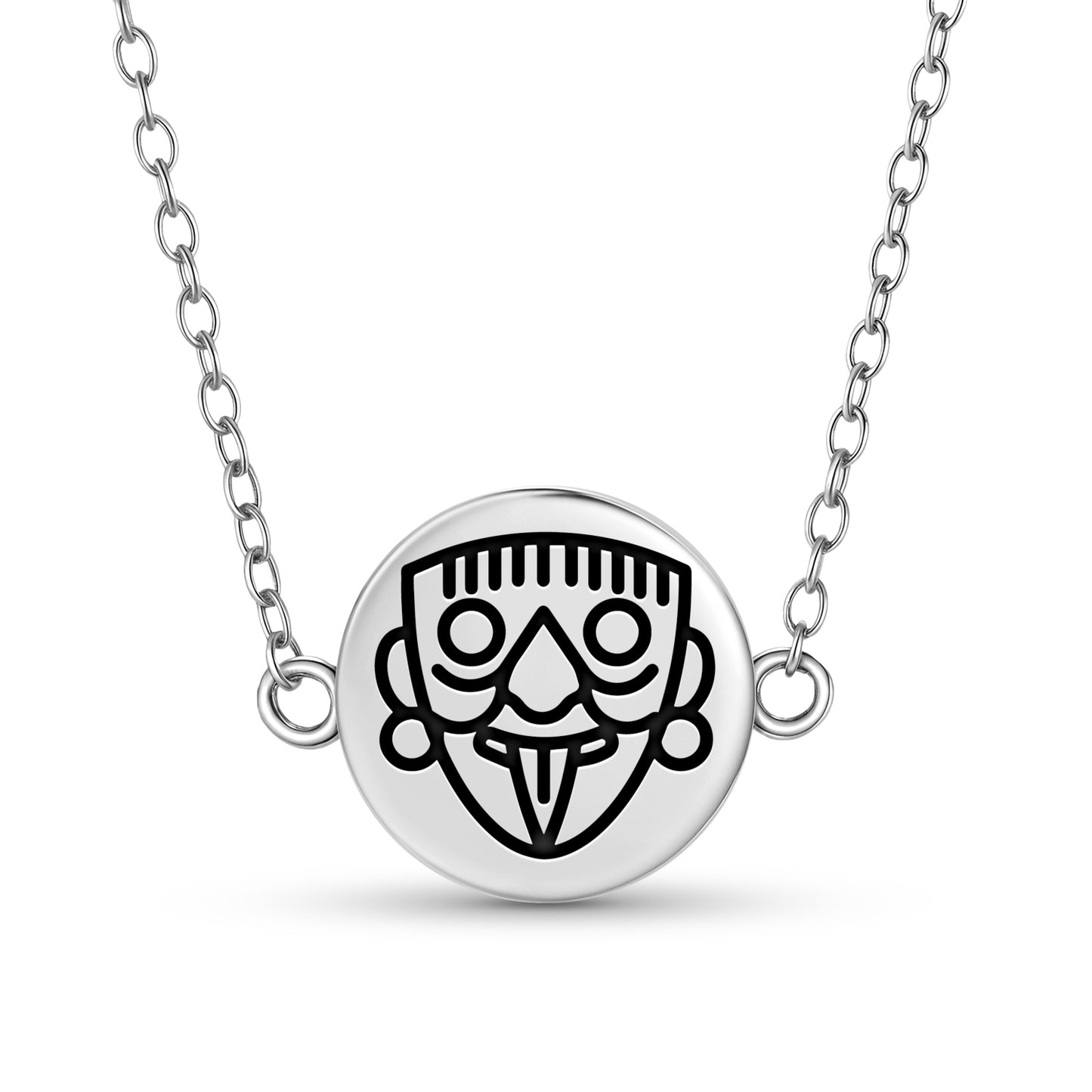 Kinich Ahau Mayan Symbols Necklace