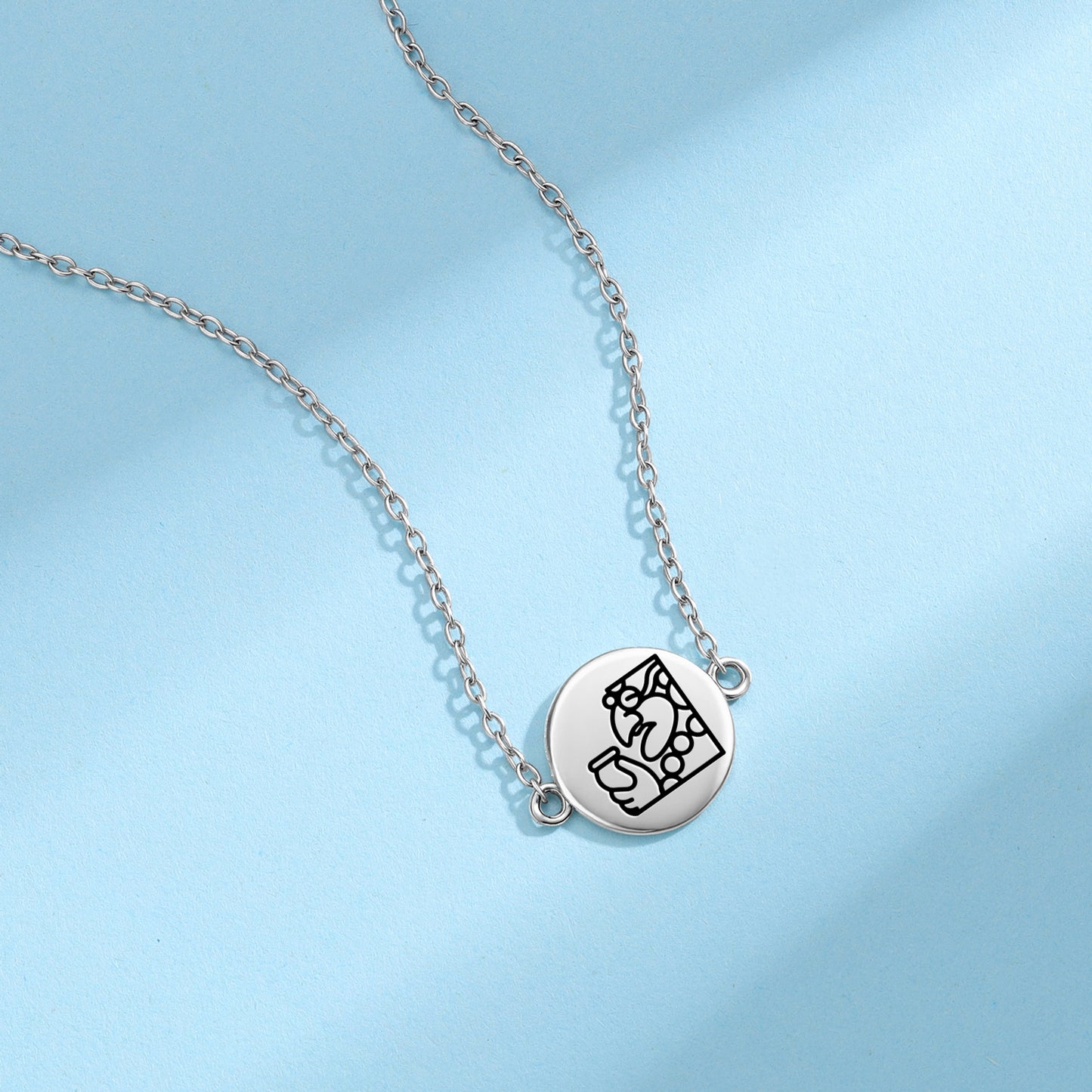 Itzamna Mayan Symbols Necklace