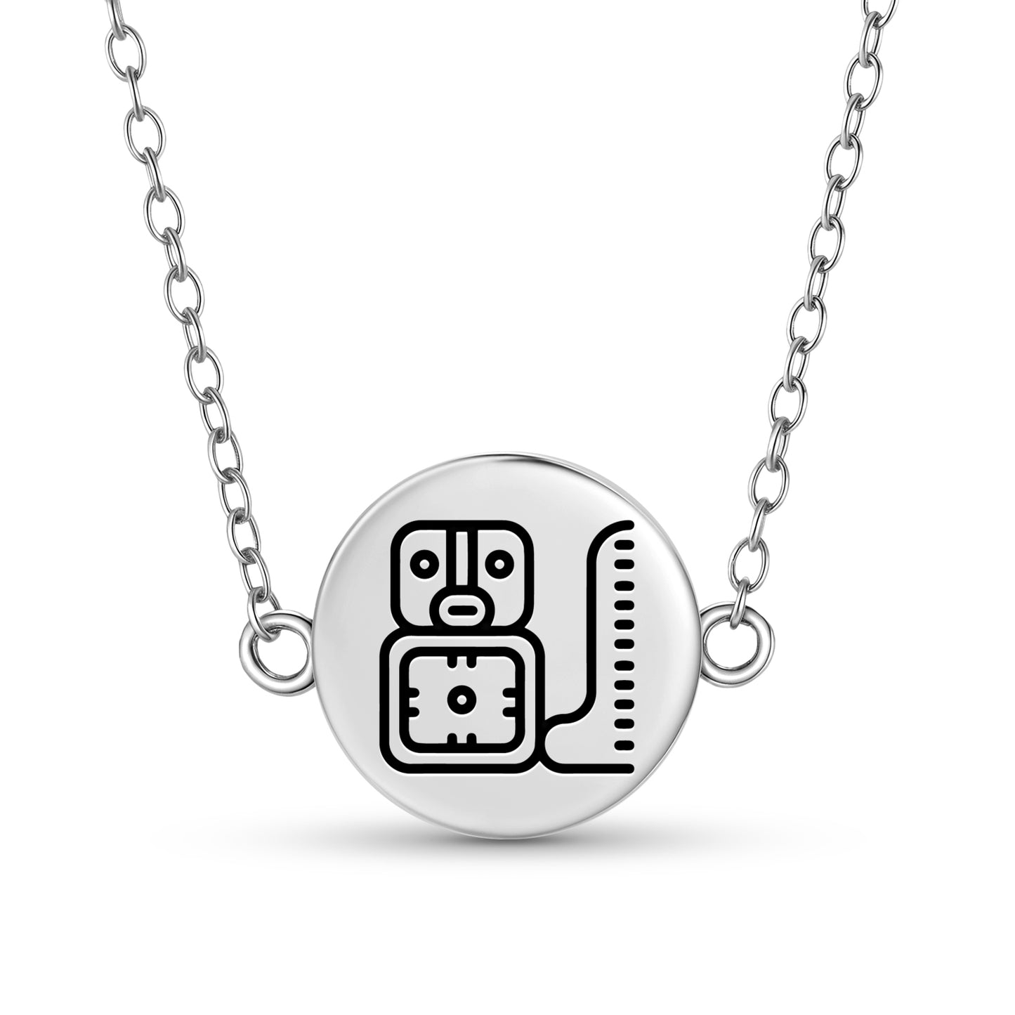 East Bakab – Likin Mayan Symbols Necklace