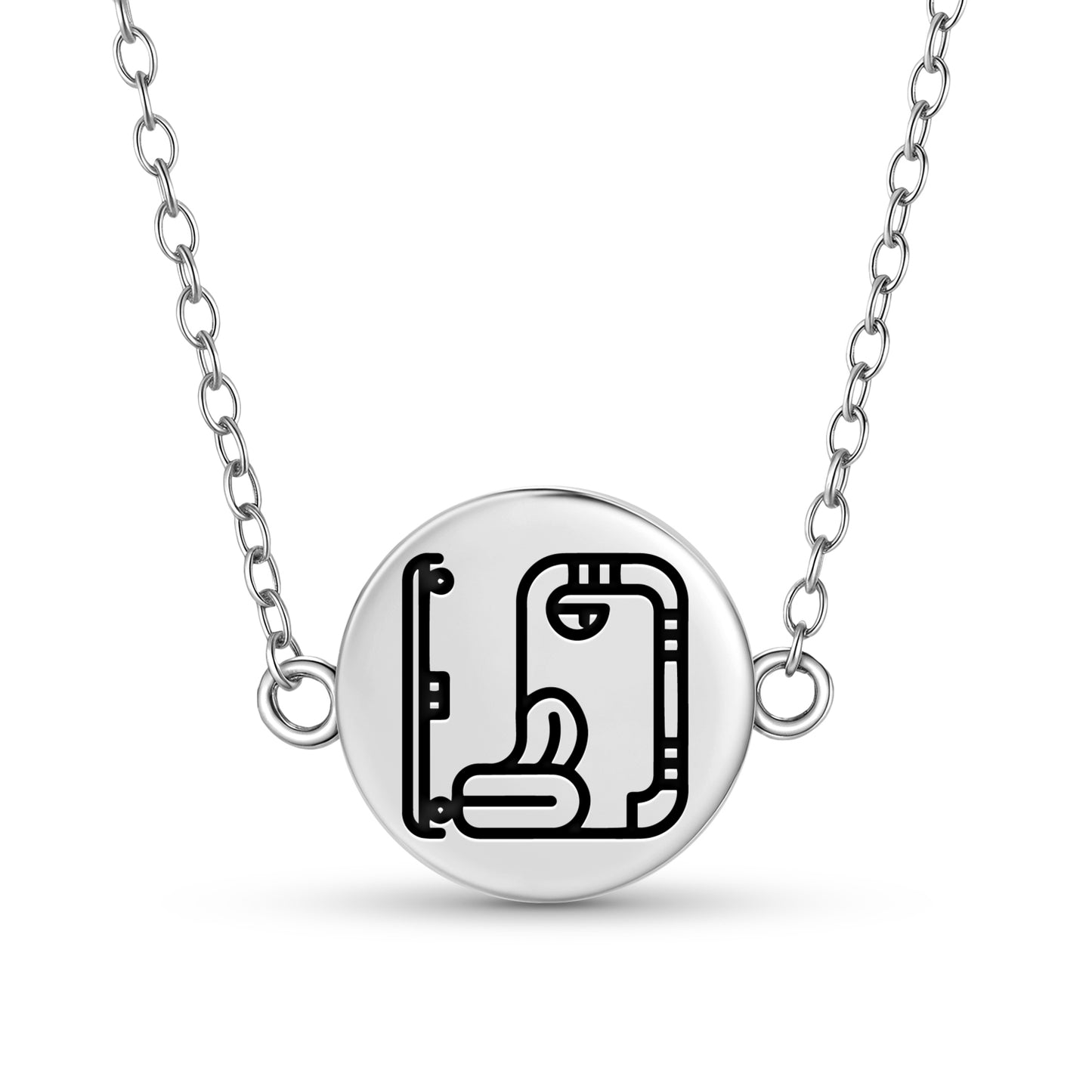 North Bakab Mayan Symbols Necklace