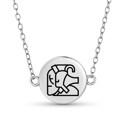 Yum Kaax Mayan Symbols Necklace