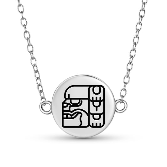 Xibalbá Mayan Symbols Necklace