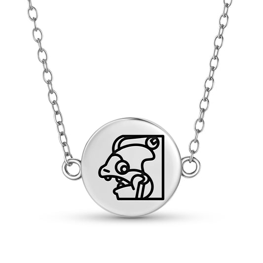 Ah Puch Mayan Symbols Necklace