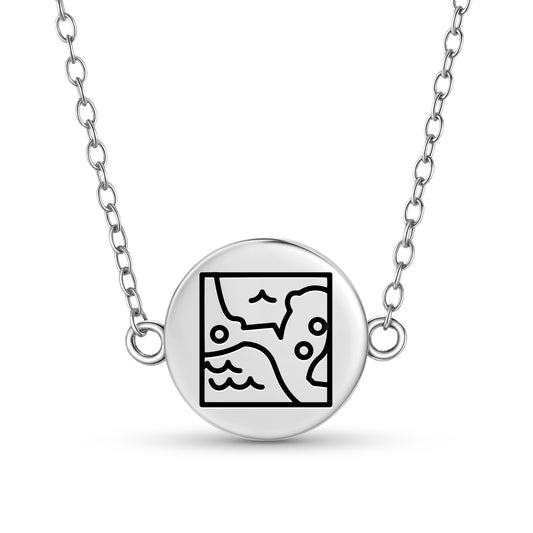 Mayan World Mayan Symbols Necklace