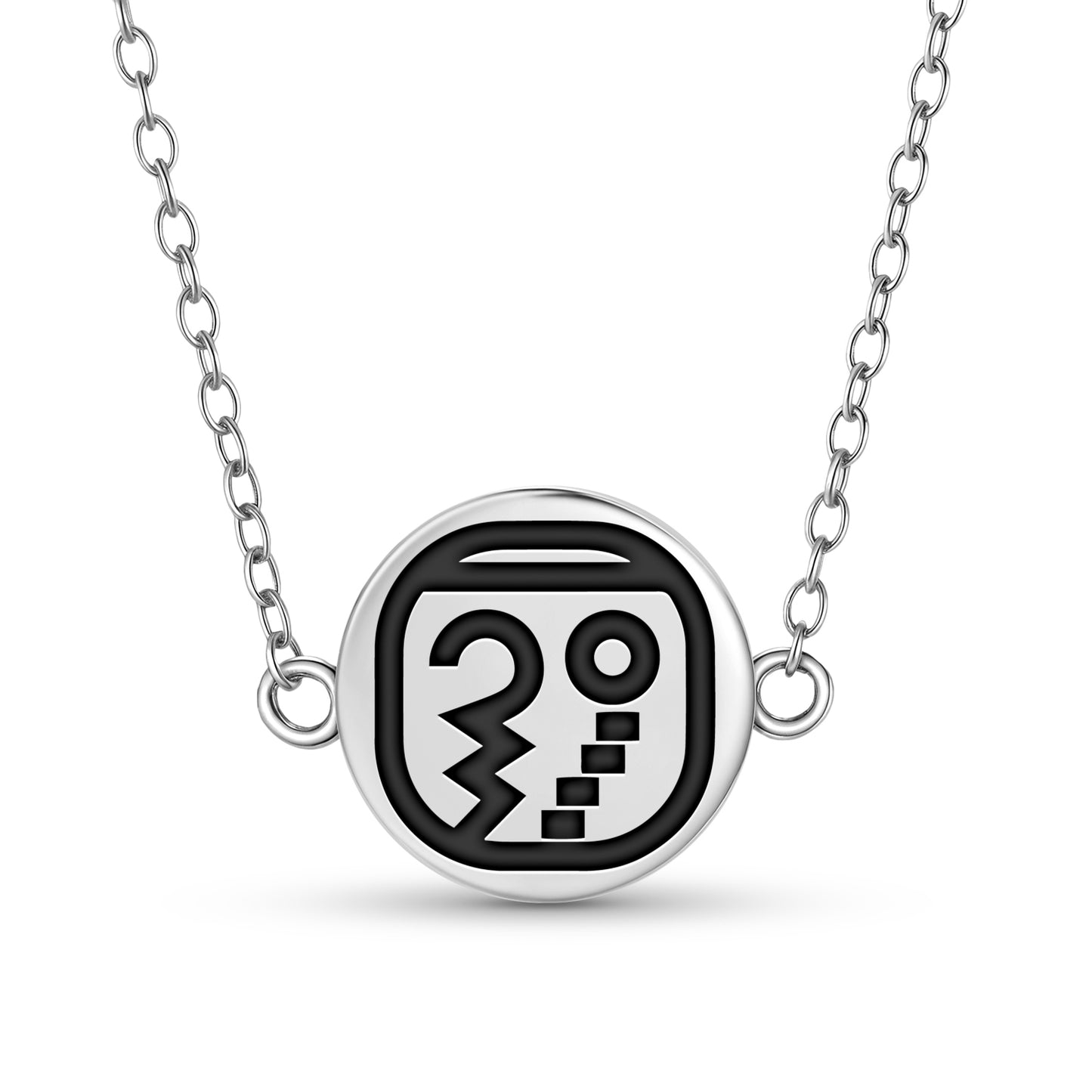 Kaban Mayan Symbols Necklace