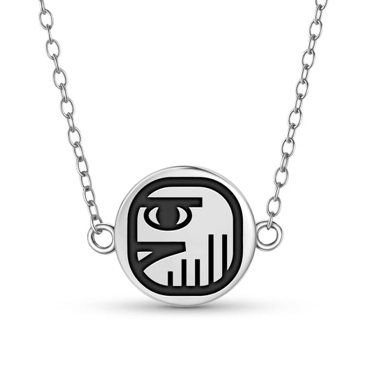 Men Mayan Symbols Necklace