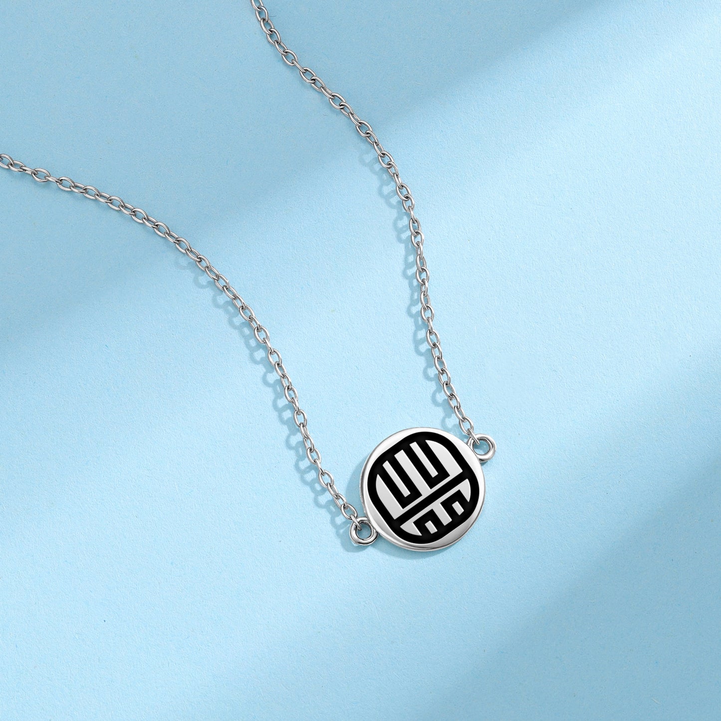 B'en Mayan Symbols Necklace