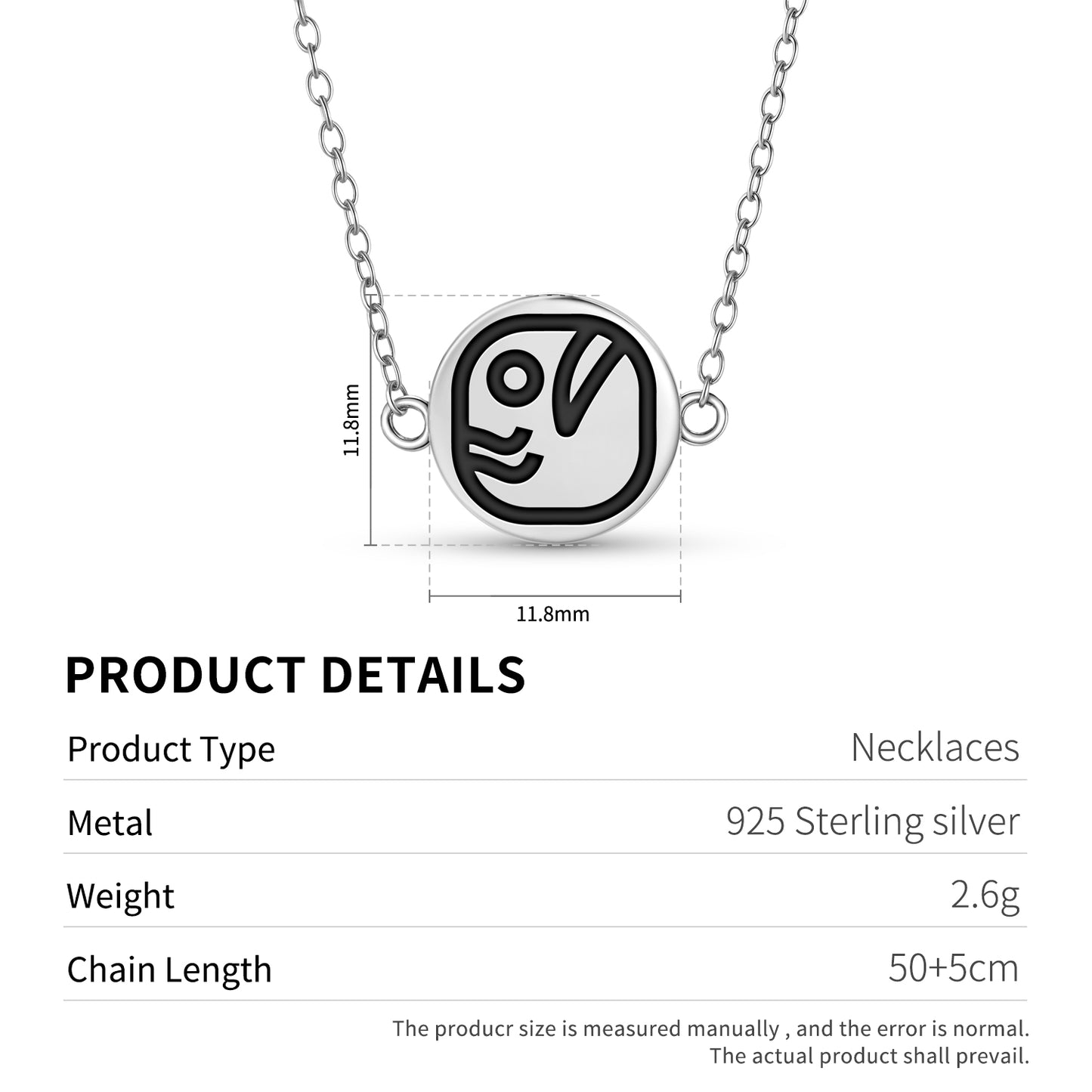 Eb Mayan Symbols Necklace