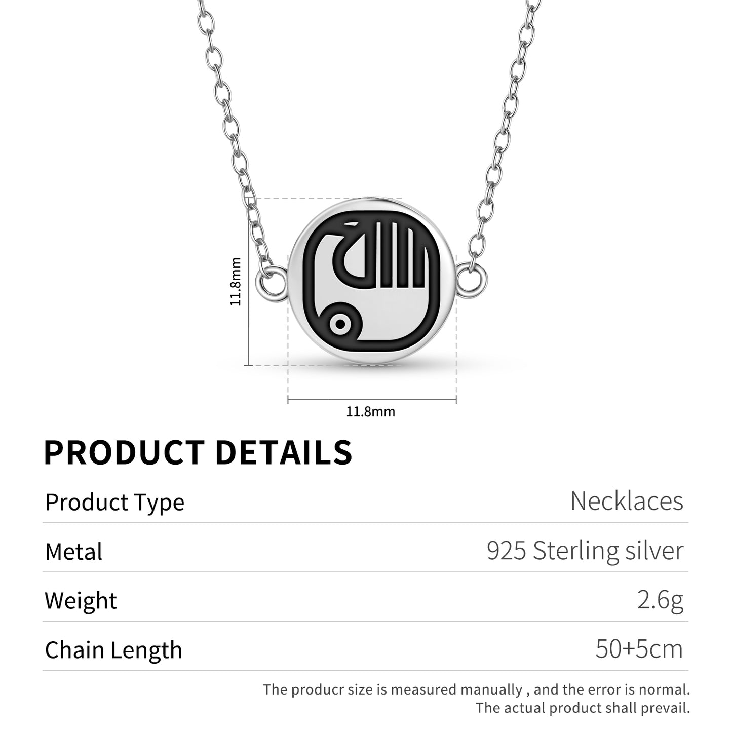 Manik Mayan Symbols Necklace