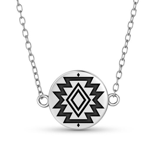 Wangulén Mapuche Symbols Necklace