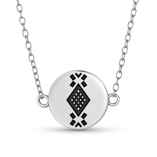 Pichikemenküe Anumka Mapuche Symbols Necklace