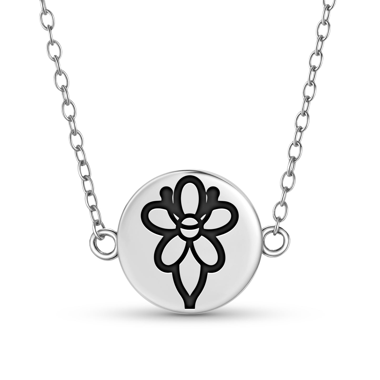 Valerian Flowers Symbols Necklace